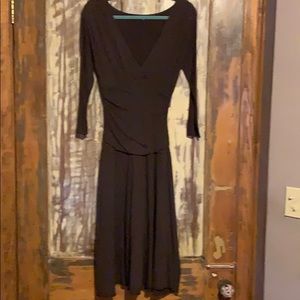 📚🚌✏️Velvet Brand Brown Cotton Midi Dress Size Medium